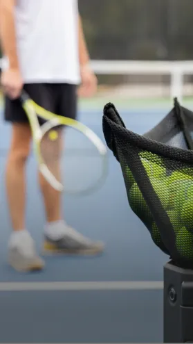 Tennibot ball machines ready for training in under a minute