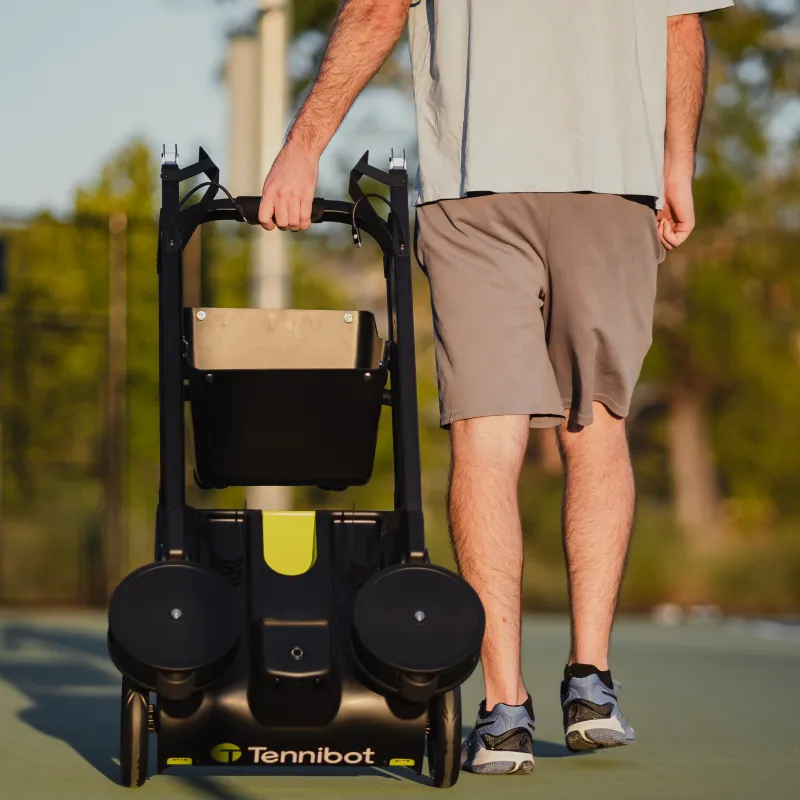 Tennibot Rover padel collector carried off court