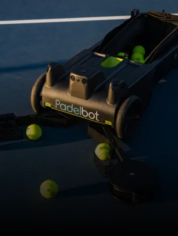 Tennibot Partner - AI-powered tennis ball machine with programmable drills